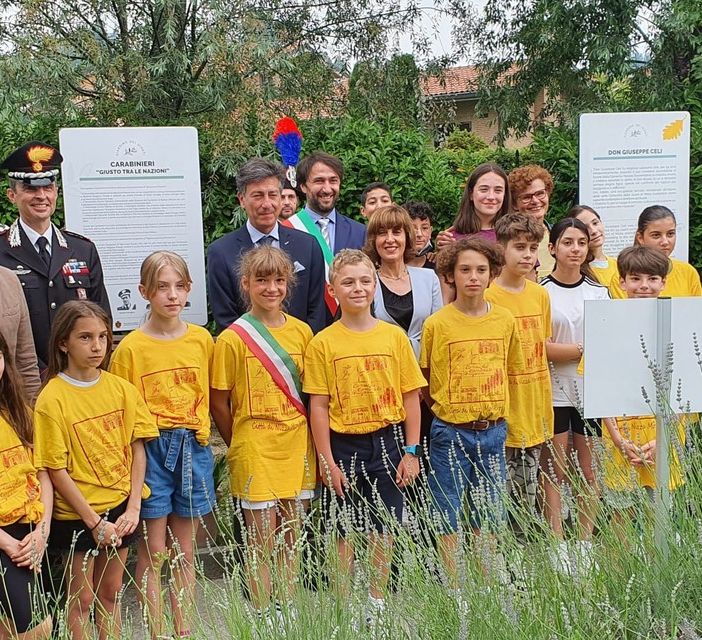 Al Giardino dei Giusti di Nizza targa per 4 eroici carabinieri che hanno salvato la vita a ebrei durante la Shoah