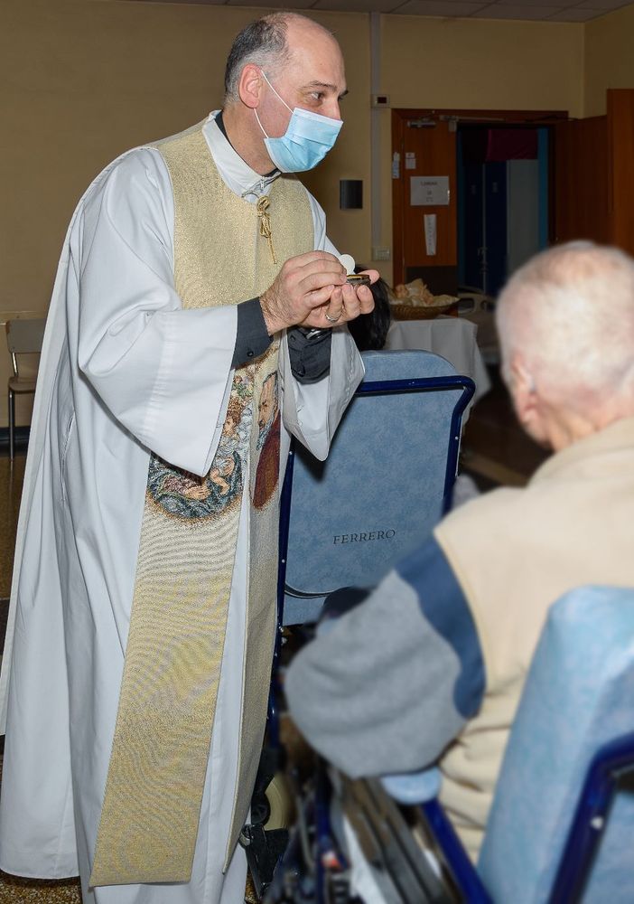 Al Santo Spirito di Nizza celebrata la messa per gli ospiti del Cavs e Hospice