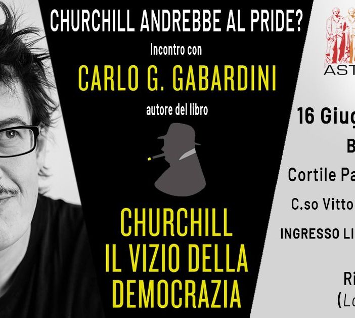 Churchill andrebbe al Pride? Le risposte oggi alle 16 nel cortile di Palazzo Ottolenghi