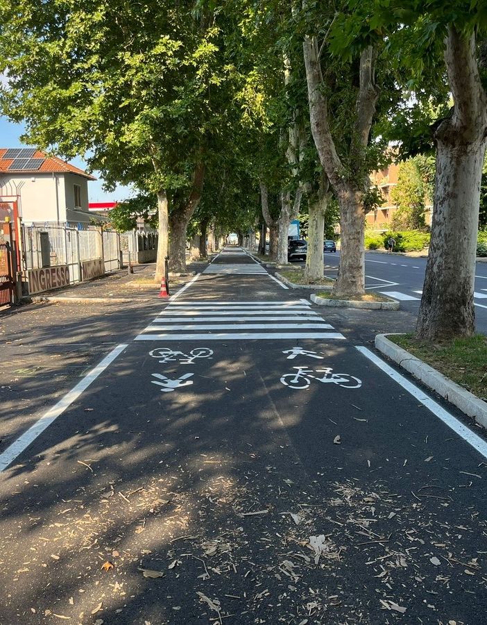 Asti, riqualificazione in viale Pilone: pista ciclabile e nuovo camminamento. Presto rivisto l'incrocio tra il viale e corso Palestro
