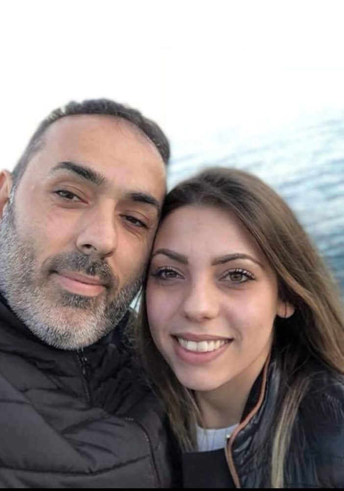 Maximiliano Cinieri con la figlia Valeria