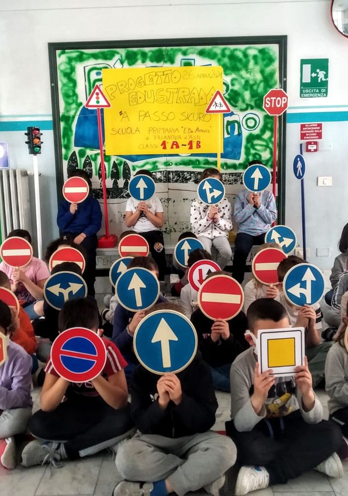 Educazione stradale in Dad, iniziativa dell'Aci di Asti e Istituto comprensivo di Villanova