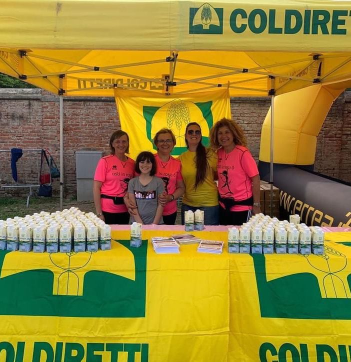 Le donne di Coldiretti alla camminata Lilt dello scorso anno