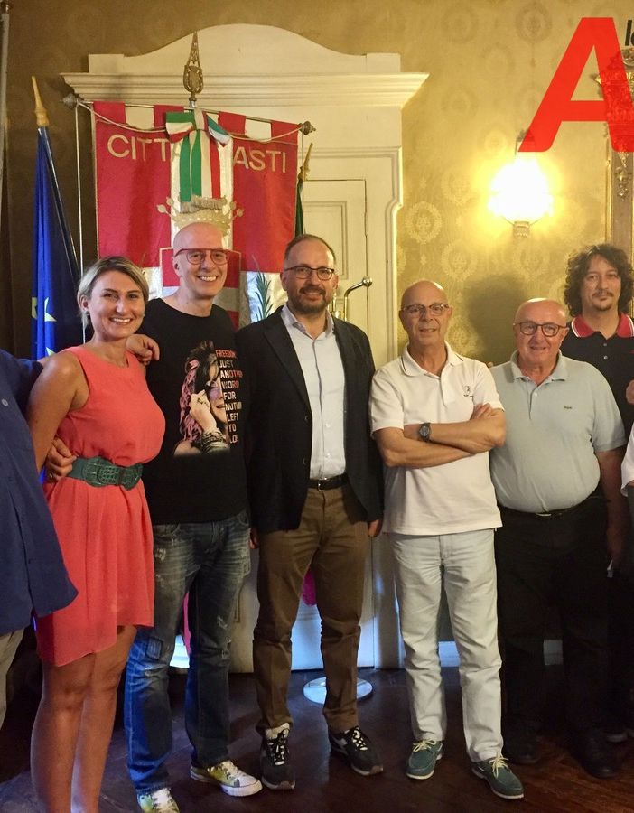 Lo staff di AstiMusica durante la conferenza stampa di questo pomeriggio