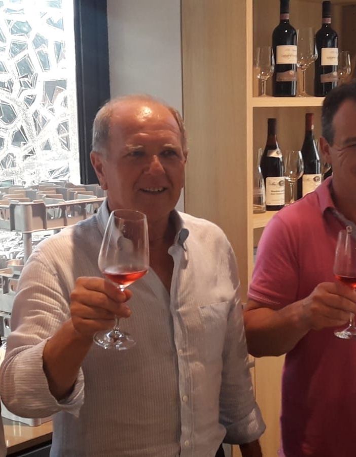Ernestino Laiolo, direttore cantina, Renzo Giordano, presidente, Cristiano Fornaro, vicepresidente
