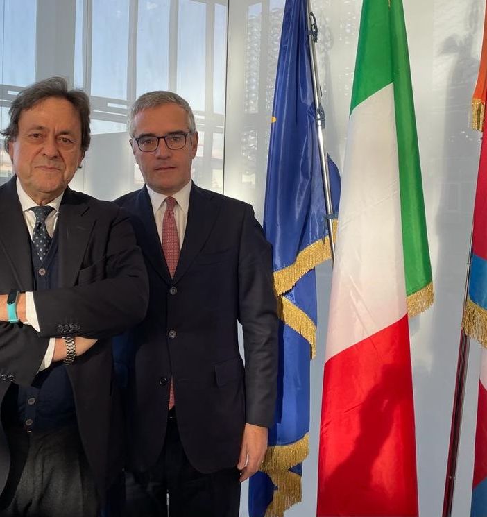 Gian Paolo Coscia (a sinistra) e Paolo Bertolino, rispettivamente presidente e Segretario generale di Unioncamere Piemonte