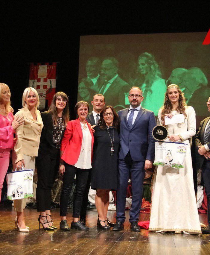 La vincitrice Francesca Villata, per il Borgo Torretta