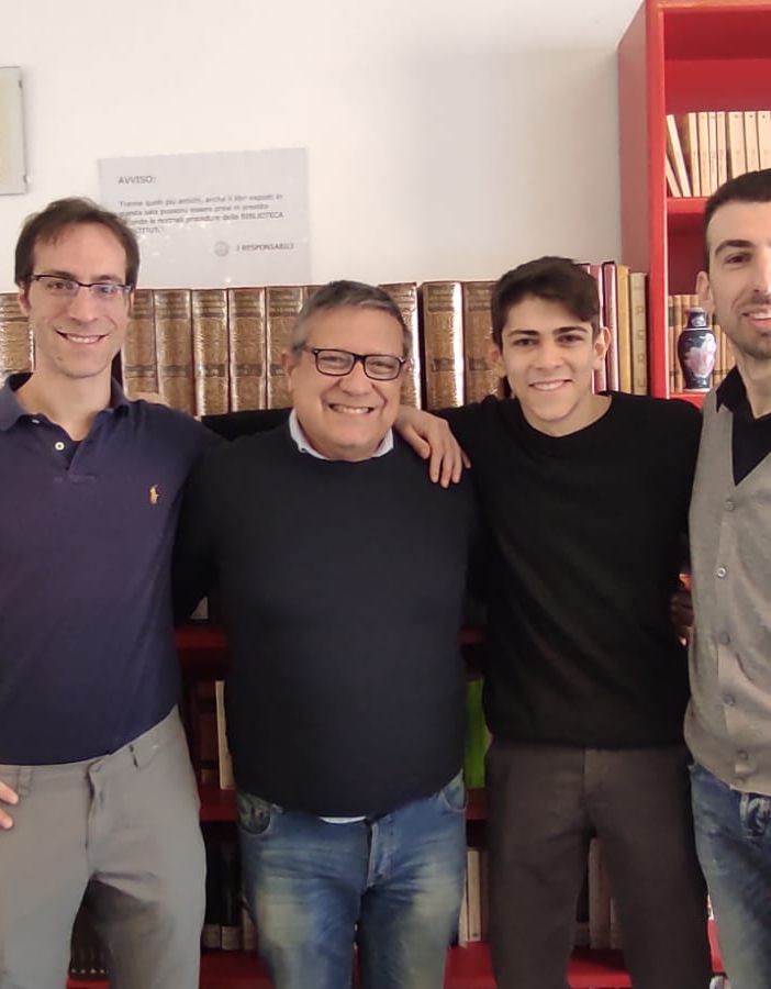 Diego con i suoi insegnanti