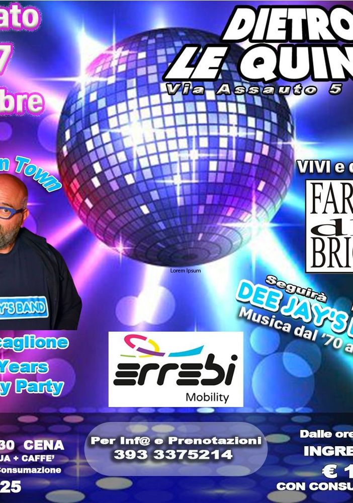 &quot;Su le mani&quot;! Il dj Roby Scaglione torna ad Asti per festeggiare i suoi 60 anni con un evento al Dietro le quinte