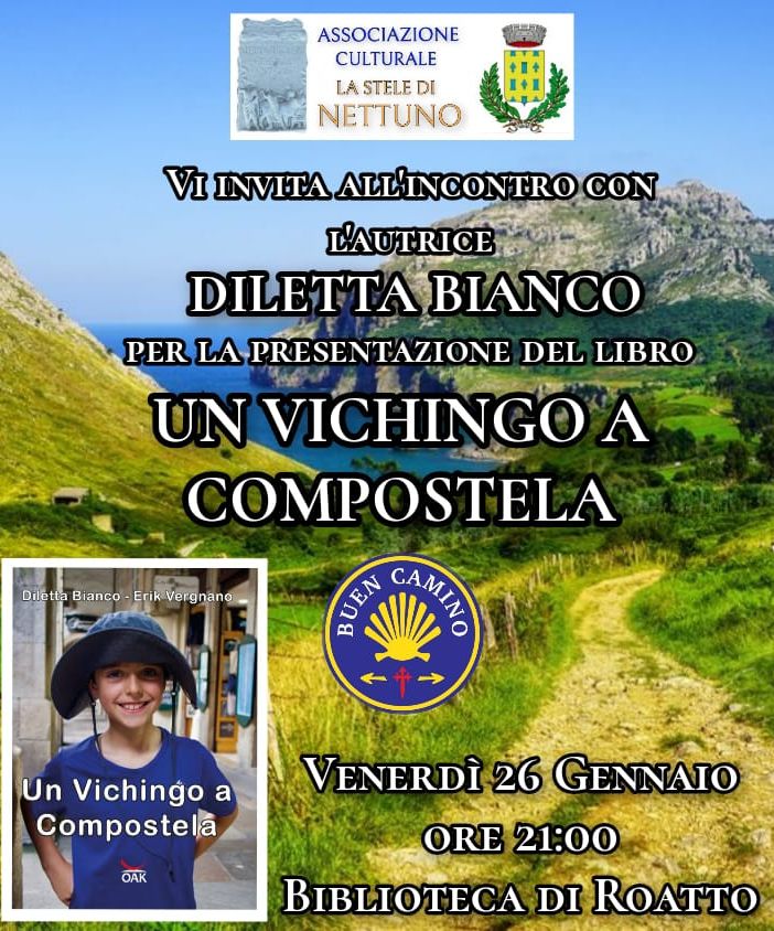 Roatto, in Biblioteca si presenta “Un vichingo a Compostela”