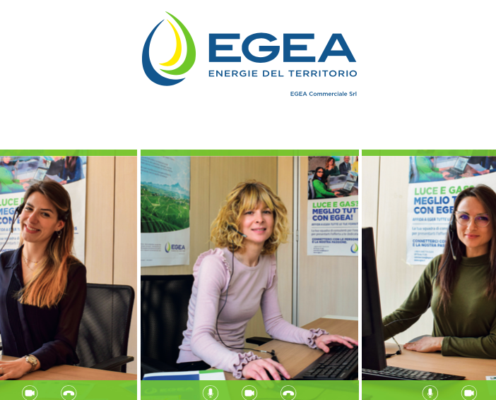 EGEA lancia l’innovativo servizio “Sportelloacasa” con una videochiamata sei immediatamente faccia a faccia con l’operatrice