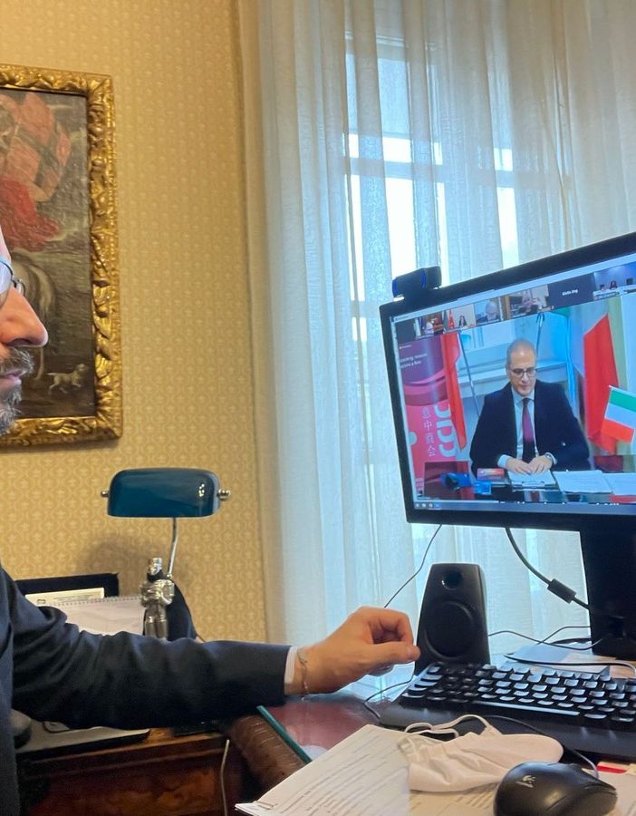 Rasero in videocollegamento Italia-Cina