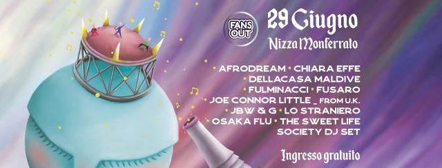 FANS OUT 2019: Torna il festival di performance artistiche che anima il centro storico Patrimonio Unesco di Nizza Monferrato (AT)