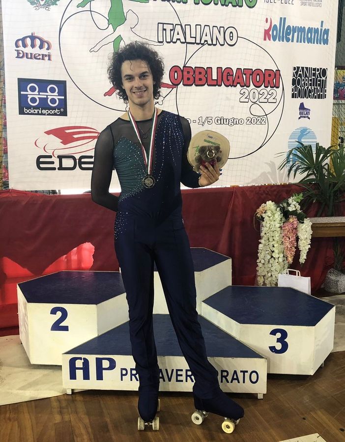 Federico Trento della Blue Roller di Asti ai campionati mondiali di pattinaggio