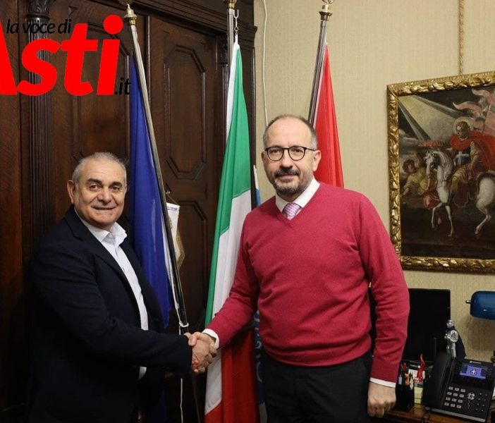 Il sindaco Maurizio Rasero con l'assessore alle frazioni Piero Ferrero
