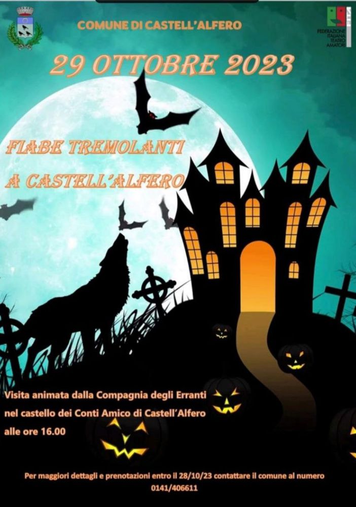 Magia e mistero di Halloween nelle sale del Castello di Castell'Alfero