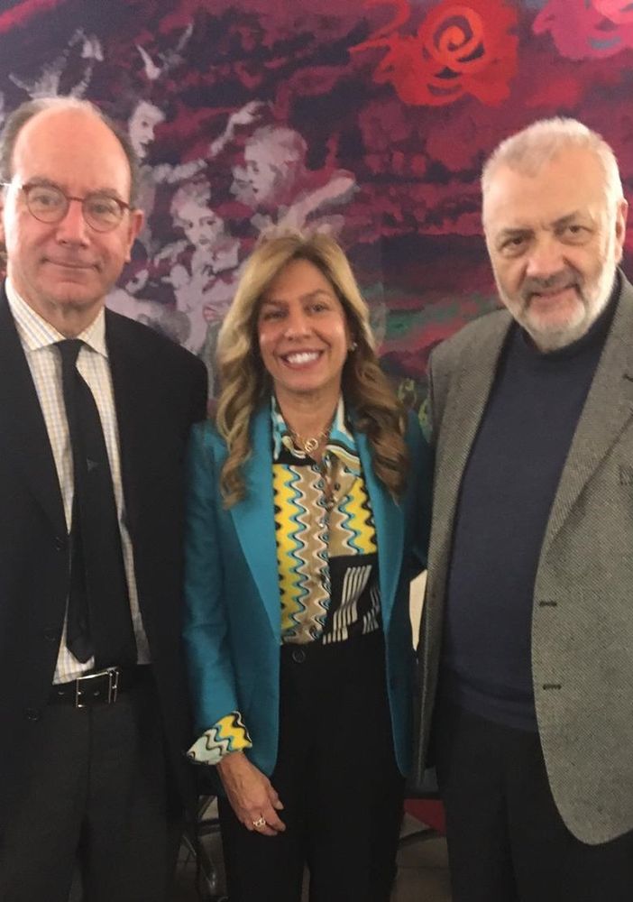 L’avv. Florio insieme a Piergiorgio Bricchi e a Rita Balistreri