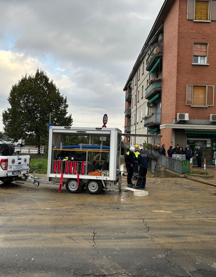 Maltempo, la Protezione civile del Piemonte in soccorso alle popolazioni del Bolognese