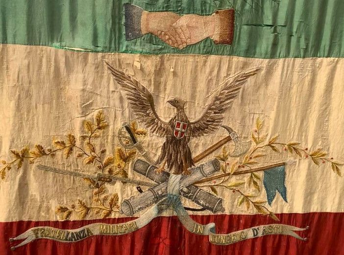 Bandiera Fratellanza Militari in Congedo di Asti