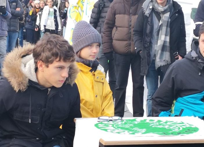 Anche i Fridays for Future di Asti in piazza a Torino con Greta (FOTO E VIDEO)