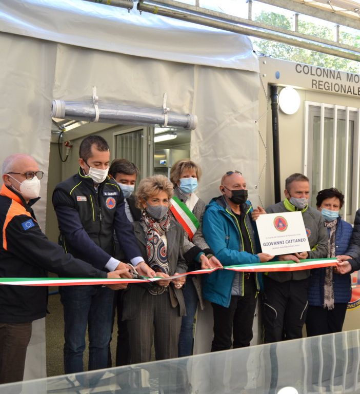 Inaugurata la nuova cucina da campo della Protezione Civile regionale