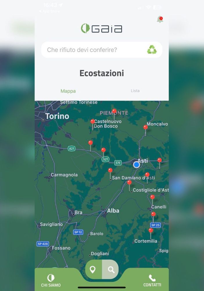Una App per essere aggiornati su differenziata ed ecostazioni. Nasce ECOGAIA