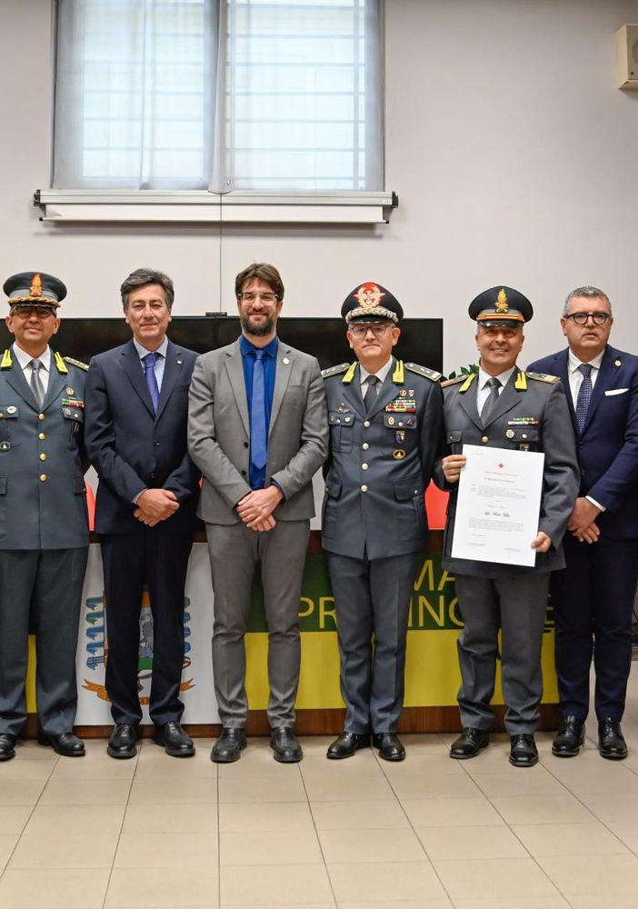I ringraziamenti della Croce Rossa di Asti alla Guardia di Finanza per la donazione di 28mila litri di gasolio