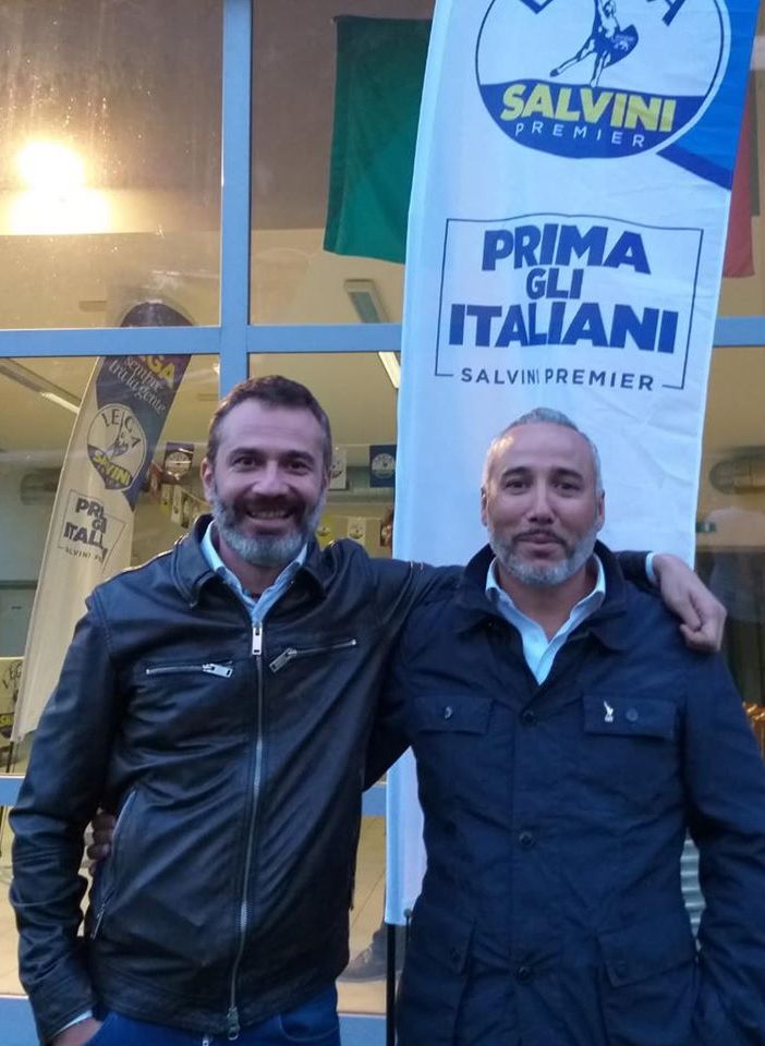 L'On. Giaccone ritratto con il compagno di partito e vicepresidente della Regione Fabio Carosso (foto d'archivio, pre Covid)