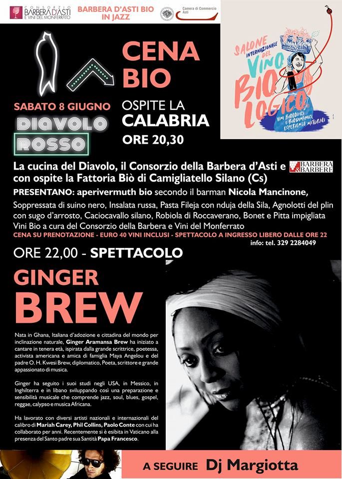 Salone Internazionale del Vino Biologico: sabato cena bio al Diavolo Rosso e tante sorprese