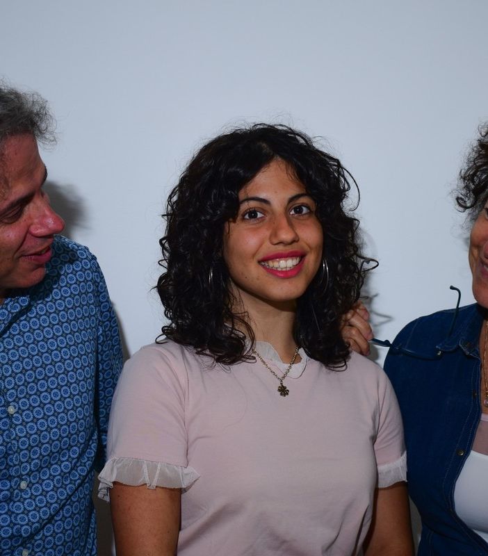 Giorgia Camerano con Mario Li Santi pres. Officina Ls e Silavana Nosenzo di Agar
