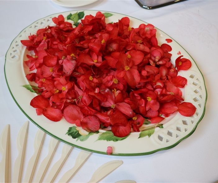 I fiori nel piatto: grande successo a Torino per il menù dei Ristoranti della Tavolozza al Festival del Giornalismo Alimentare (FOTO E VIDEO)