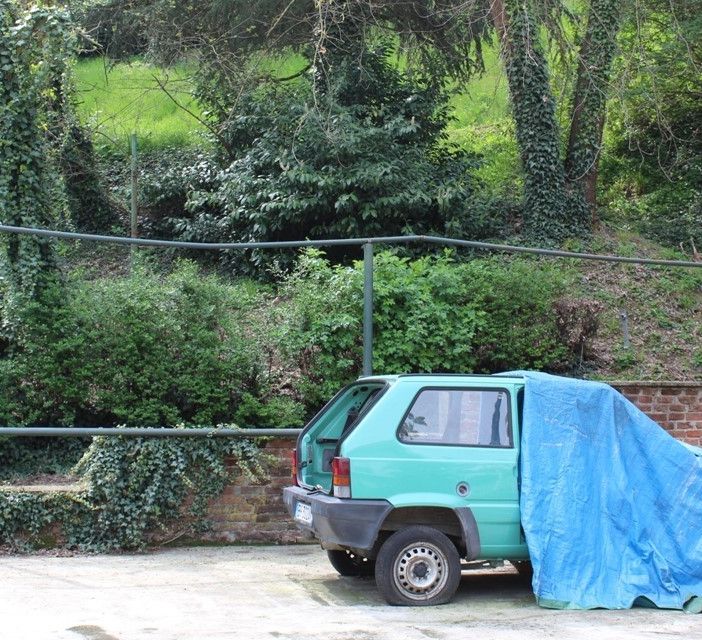 L'auto abbandonata
