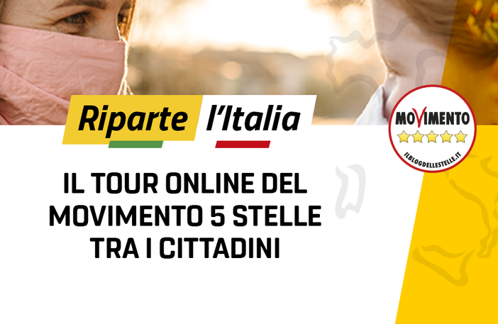 Lunedì sera, il tour virtuale del Movimento 5 Stelle Farà tappa in Piemonte
