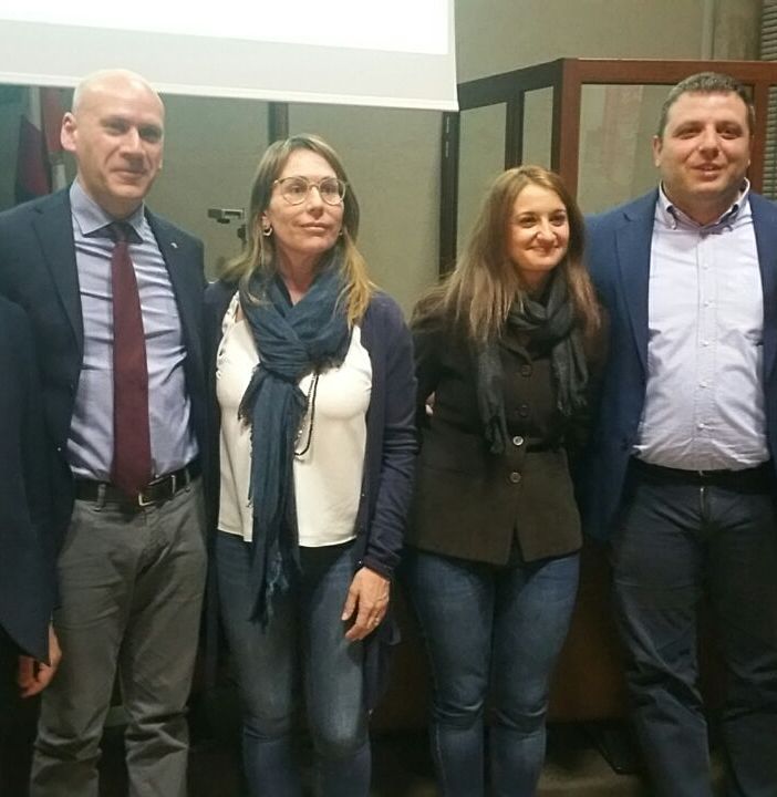 Marco Allegretti, Giorgio Bertola, Tiziana Beghin Susy Matrisciano  Alessio Rampello, Fabiana Dadone