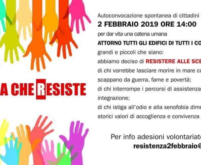 Il 2 febbraio ad Asti scende in piazza &quot;L' Italia che resiste&quot;