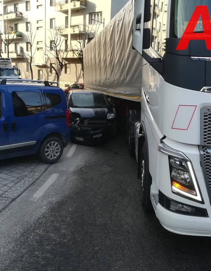 L'incidente verificatosi in piazza Porta Torino