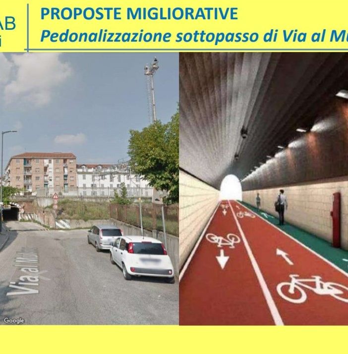 Tra le proposte anche la pedonalizzazione del sottopasso di via al Mulino