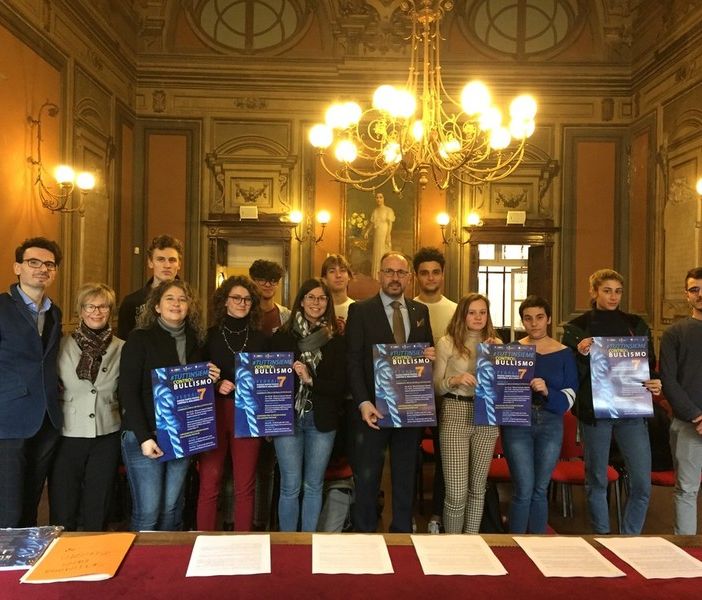 Un momento della conferenza di presentazione della giornata