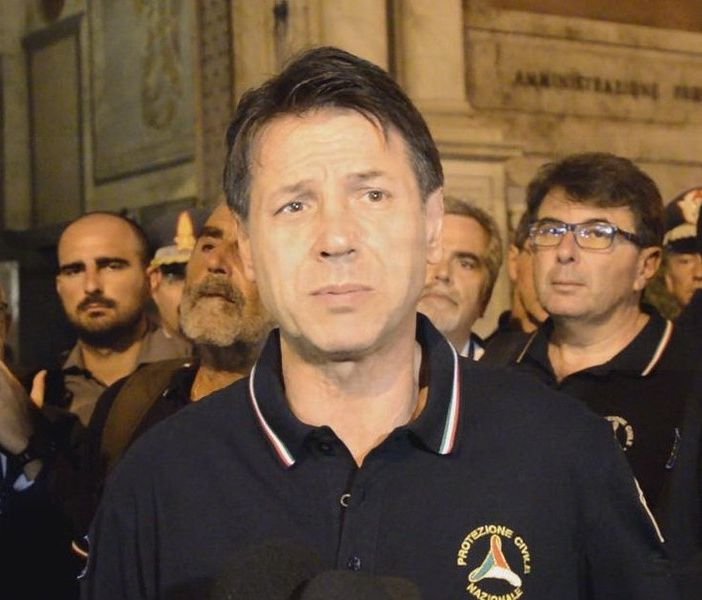 Un'immagine d'archivio del premier Conte