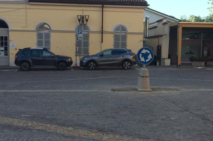 Foto della piazza tratta da Facebook