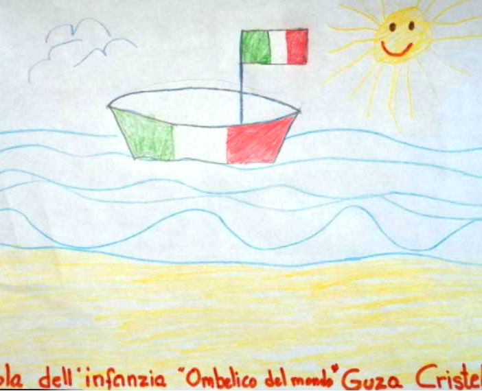 Alcuni dei disegni realizzati dai bambini nell'ambito dell'iniziativa. Sono opera, rispettivamente, di Cristel Guza (Baldichieri), Martina Pegorin (Nizza Monferrato) e Pietro Ferro (Chiusano)