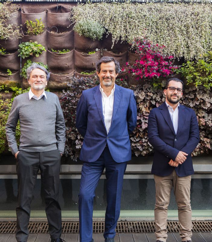 Da sinistra_Carlo Mannoni Presidente Sardex_Franco Contu Sales Manager Sardex_Marco De Guzzis CEO Sardex_Gabriele Littera Network Manager Sardex_Salvatore Pulvirenti IT Manager Sardex