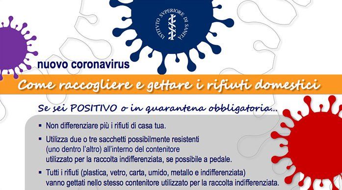 Una delle infografiche realizzate dal Ministero della Salute