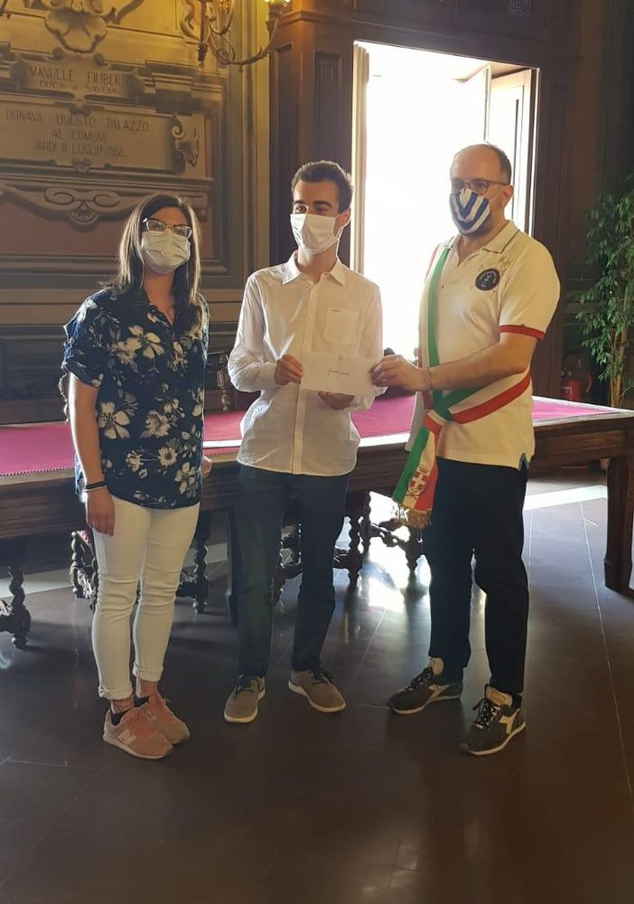 Consegnate in Municipio le Borse di Studio Ingegner Rodolfo Debenedetti