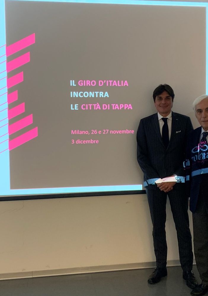 Incontro milanese, presso la sede di RCS MediaGroup, per definire le fasi di avvicinamento al Giro d’Italia 2020