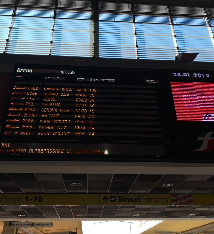 Domenica, dalle 9.30 alle 16.30, verrà sospesa la circolazione ferroviaria  di Torino Porta Nuova