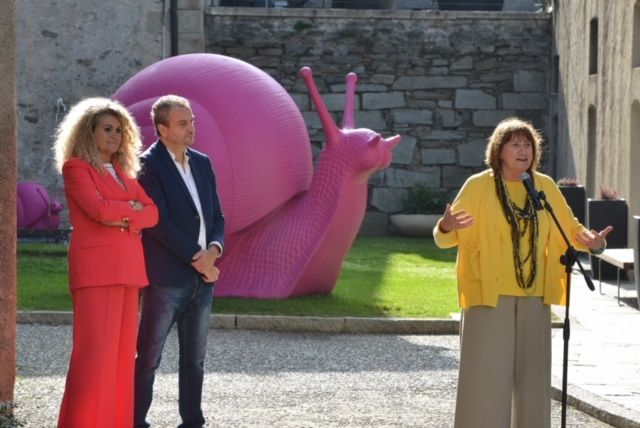 Gli animali della Cracking Art hanno invaso il Forte di Bard in Valle d'Aosta