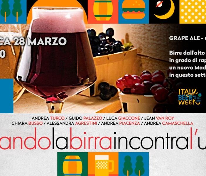 Quando la birra incontra l’uva: segui la diretta domenica alle 17