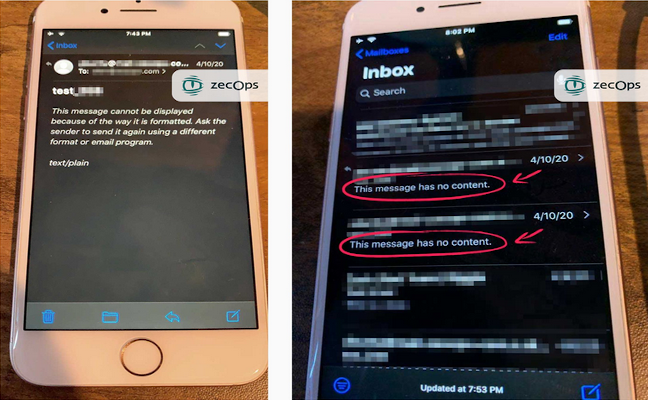 iPhone, due gravi vulnerabilità permetterebbero da anni di violarlo semplicemente mandando una E-Mail