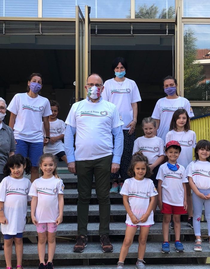Visita del sindaco Rasero ai centri estivi dell’Istituto Madre Mazzarello